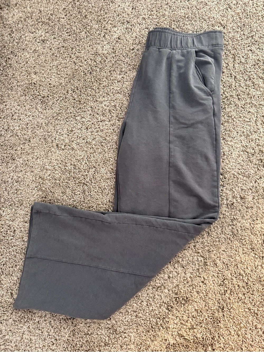 Abercrombie & Fitch Women's Charcoal Wide Leg Pants